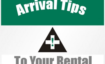 Arrival tip to your rental