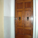 Wooden Door with Handles