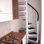 Kitchen with Stairs
