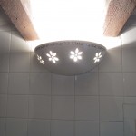 Designer bulb holder In The Bathroom