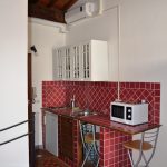 Kitchen with Microwave